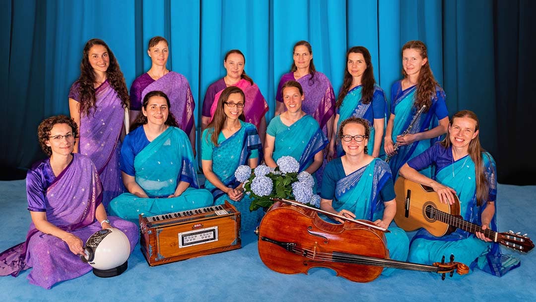 Blue Flower is an all-female vocal-instrumental group devoted to arranging and performing the music of Sri Chinmoy.