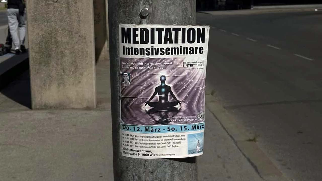 Eurovision Winner Features Meditation Poster